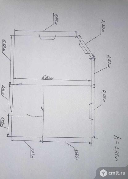 1-комнатная квартира 46,8 кв.м. Фото 8.