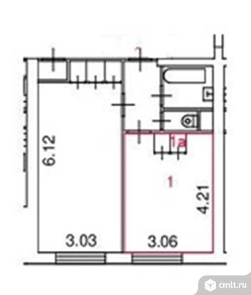 Комната 12,8 кв.м. Фото 11.