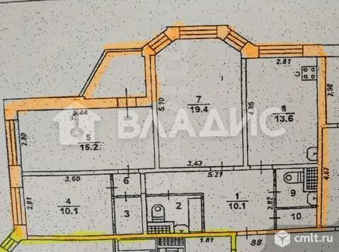 3-комнатная квартира 80 кв.м. Фото 14.