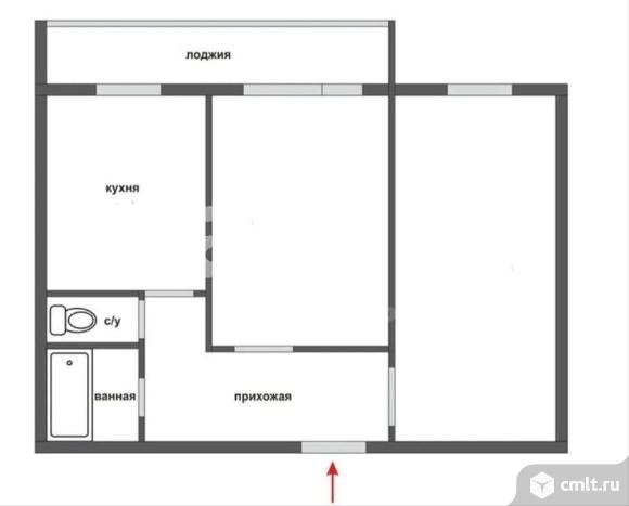2-комнатная квартира 63 кв.м. Фото 9.
