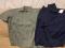Рубашки (ВВС) с коротким рукавом синего и оливкового цвета, 41-3 и 41-4. Фото 1.