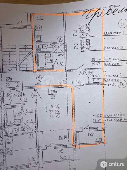 2-комнатная квартира 55,7 кв.м. Фото 11.