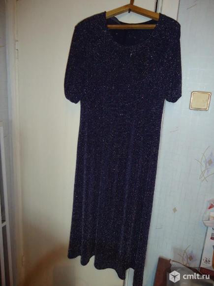Платье женское выходное блестящее. Фото 1.