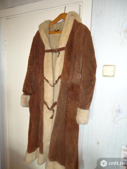Дубленка женская зимняя замшевая мех искуств.. Фото 1.