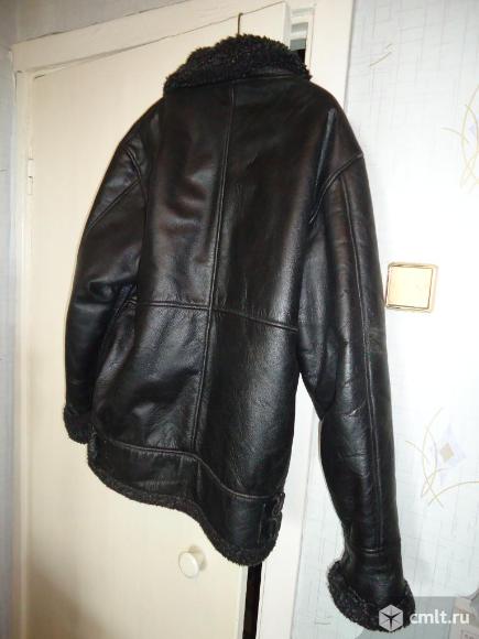 Куртка мужская кожаная натур. зимняя. Фото 2.