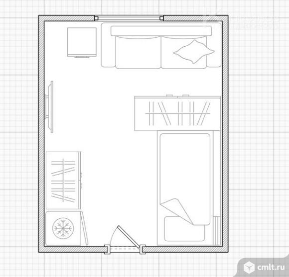 Комната 12 кв.м. Фото 1.