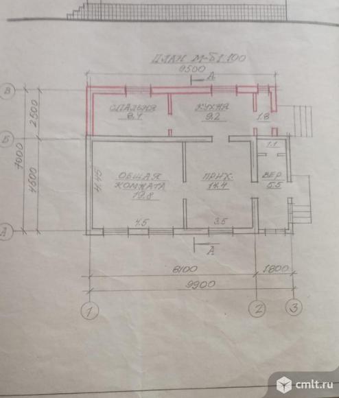 Дом 51,8 кв.м. Фото 1.