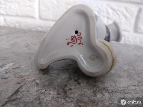 Фарфоровая статуэтка повар-клоун и кот. Фото 9.