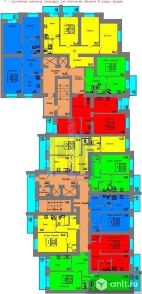 2-комнатная квартира 69,9 кв.м. Фото 5.