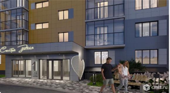 1-комнатная квартира 38,4 кв.м. Фото 3.