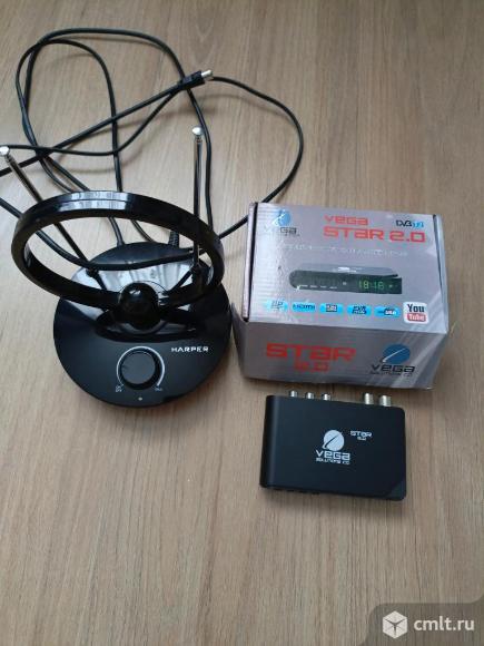 Антена с приставкой. Фото 1.