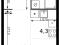 1-комнатная квартира 23,9 кв.м - ЖК "1-й Измайловский". Фото 1.