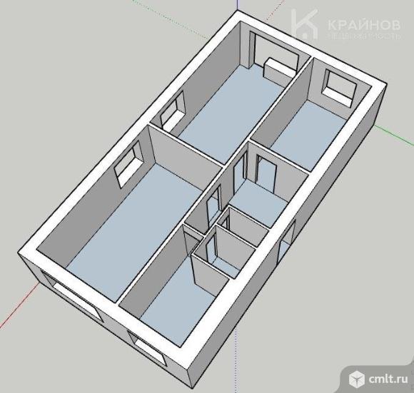 3-комнатная квартира 61,4 кв.м. Фото 13.