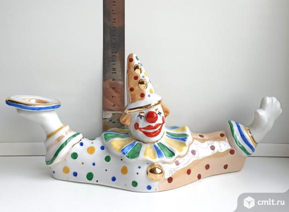 Статуэтка Подсвечник Клоун. Цирк. Фото 1.