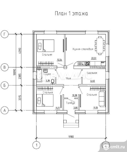 Дом 92,6 кв.м. Фото 16.