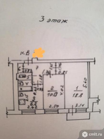 2-комнатная квартира 45,2 кв.м. Фото 13.