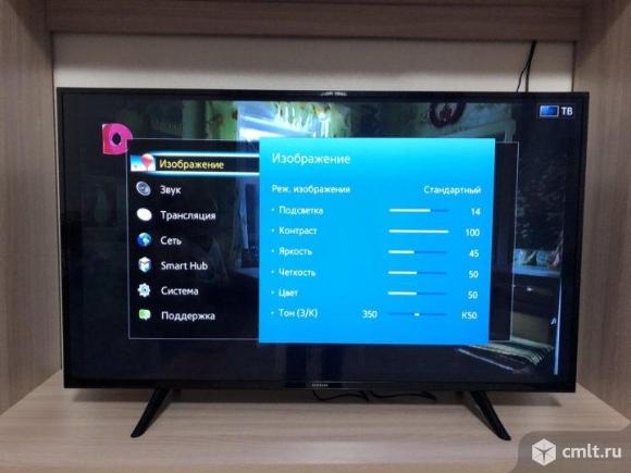 Смарт ТВ 43" Samsung UE43J5205. Фото 1.