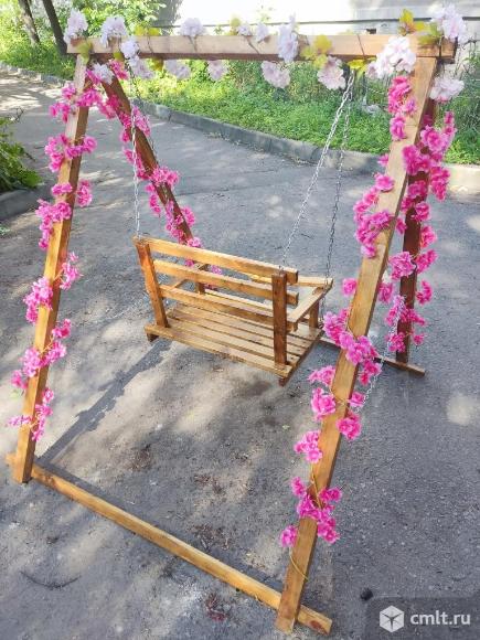 Качели сборные. Фото 1.