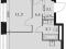 3-комнатная квартира 66,8 кв.м. Фото 2.