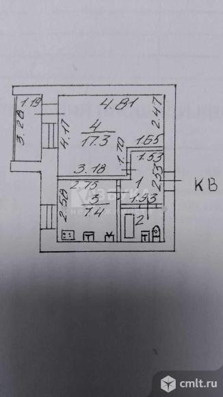 1-комнатная квартира 32,3 кв.м. Фото 12.