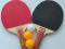 Ракетки для настольного тенниса с мячиками. Фото 2.