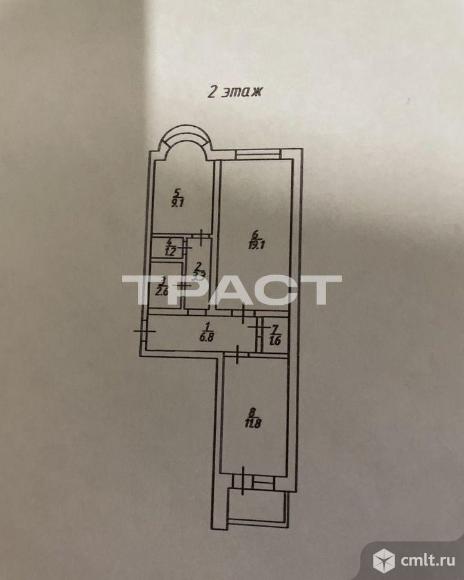 2-комнатная квартира 55,5 кв.м. Фото 13.