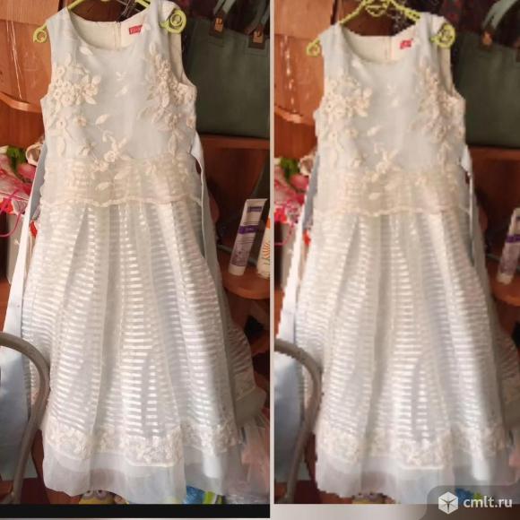 Платье на праздники размер:122-128.. Фото 1.