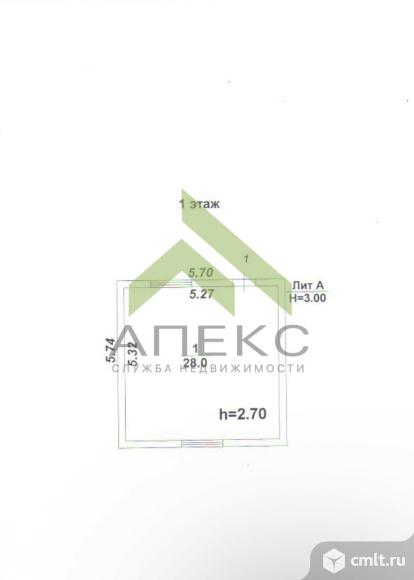 Дом с участком 56 кв.м. Фото 16.