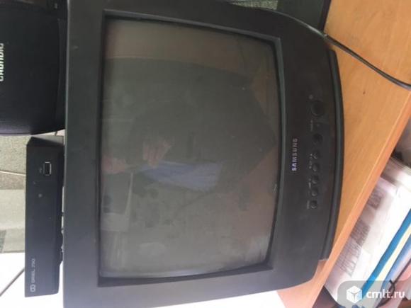 Телевизор кинескопный цв. Samsung. Фото 1.