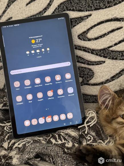 Планшет Samsung tab S6 lite + Стилус. Фото 1.