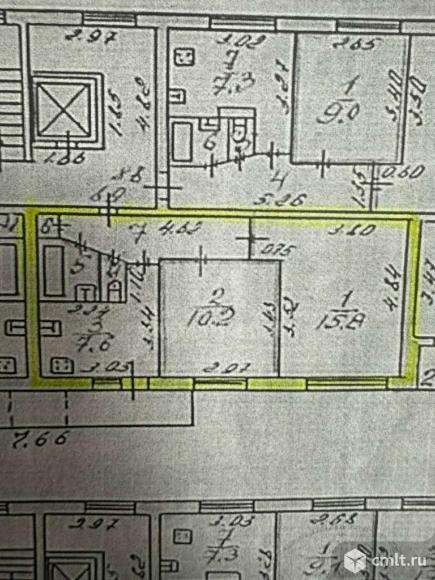 2-комнатная квартира 43,1 кв.м. Фото 20.