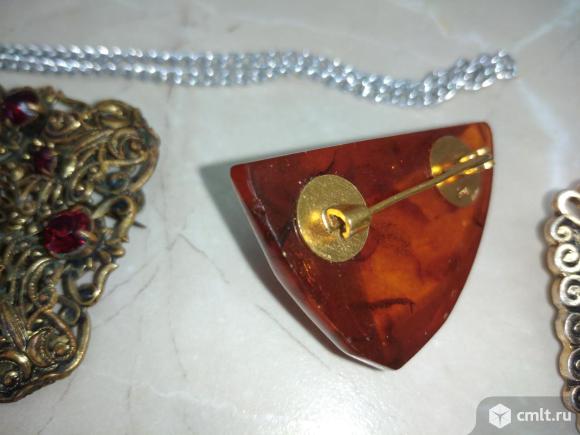 Броши времён СССР. Чехия. Винтаж. Рекорд.. Фото 8.