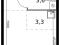 1-комнатная квартира 26,2 кв.м - ЖК "1-й Донской". Фото 1.