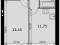 1-комнатная квартира 35,96 кв.м - ЖК «Мартемьяново Клаб». Фото 1.
