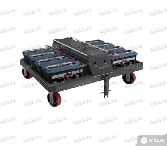 Тележка для хранения и подзаряда АКБ внешним зарядным устройством. Фото 1.