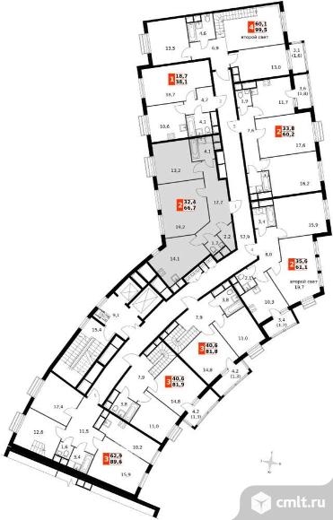 Продам 2-комн. квартиру 66.7 кв.м.. Фото 1.