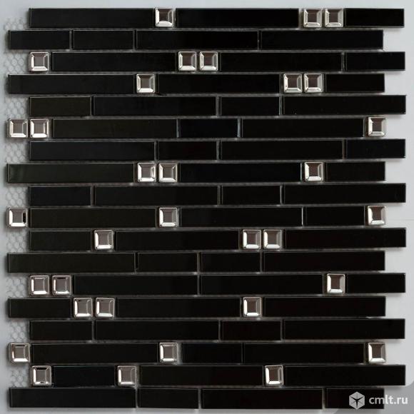 Коллекция Metal — это стильная мозаика с металлическими элементами. Фото 1.