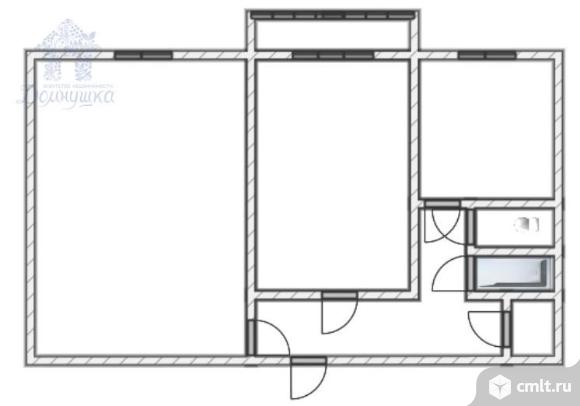 2-комнатная квартира 54,3 кв.м. Фото 13.