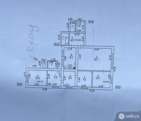 Часть дома 72,7 кв.м. Фото 11.
