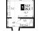 1-комнатная квартира 26,3 кв.м - ЖК "1-й Южный". Фото 1.