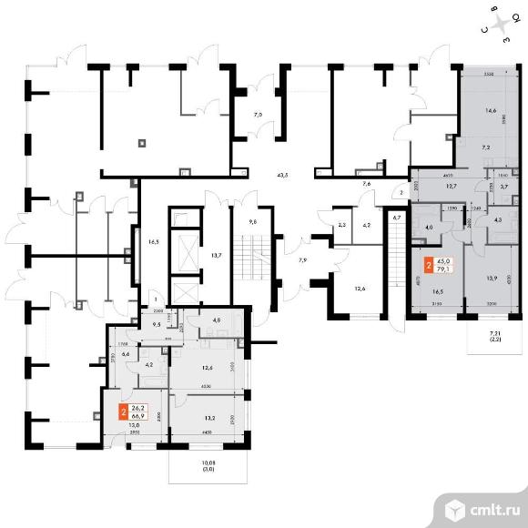Продажа офиса 56.4 м2. Фото 1.