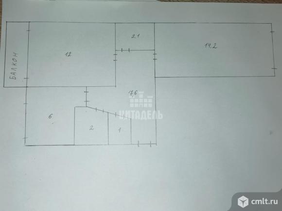 2-комнатная квартира 44 кв.м. Фото 20.