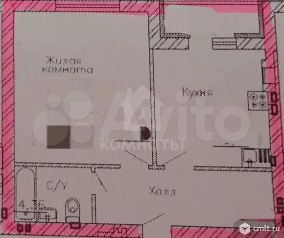 1-комнатная квартира 48,8 кв.м. Фото 15.