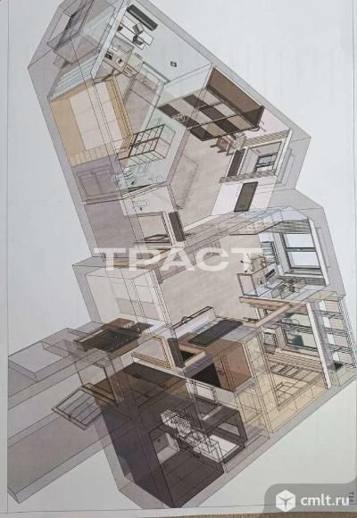 2-комнатная квартира 66 кв.м. Фото 1.