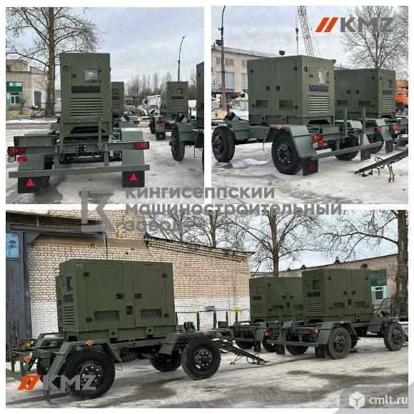 Автономные дизель генераторы 60 кВт на прицепе. Фото 1.
