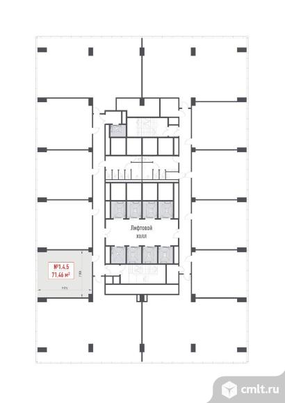 Продажа офиса 71.46 м2. Фото 1.