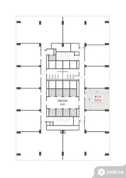 Продажа офиса 73.92 м2. Фото 1.