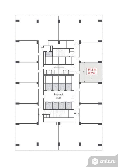 Продажа офиса 73.92 м2. Фото 1.
