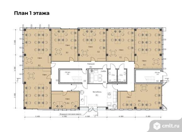 Офисный центр, 969 м2. Фото 11.