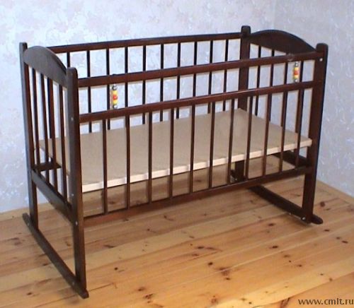 Детская кроватка-качалка Женечка-3. Фото 1.